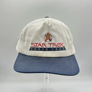 Vintage Star Trek Earth Tour Snapback Paramount Parks Hat Sci-Fi OSFA 90s